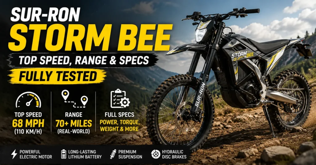 Sur-Ron Storm Bee Top Speed