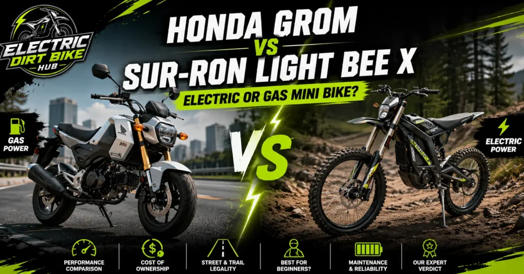 Honda Grom vs Sur-Ron Light Bee X