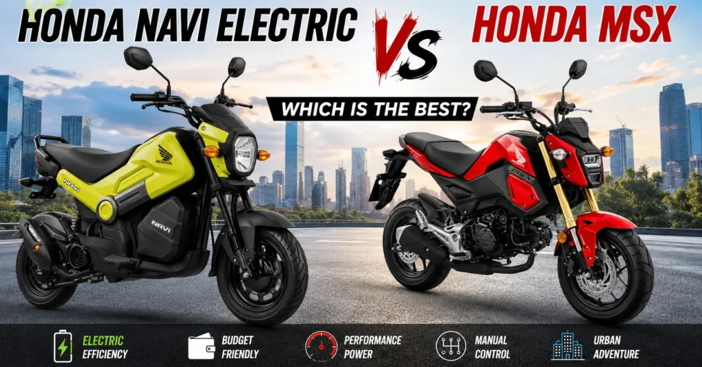 Honda Navi vs Honda MSX